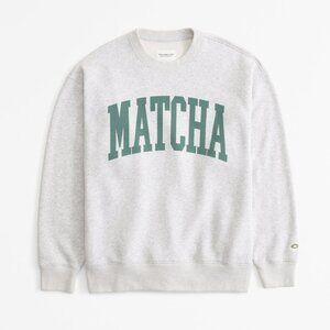 Abercrombie Matcha Sweatshirt Sunday Crewneck